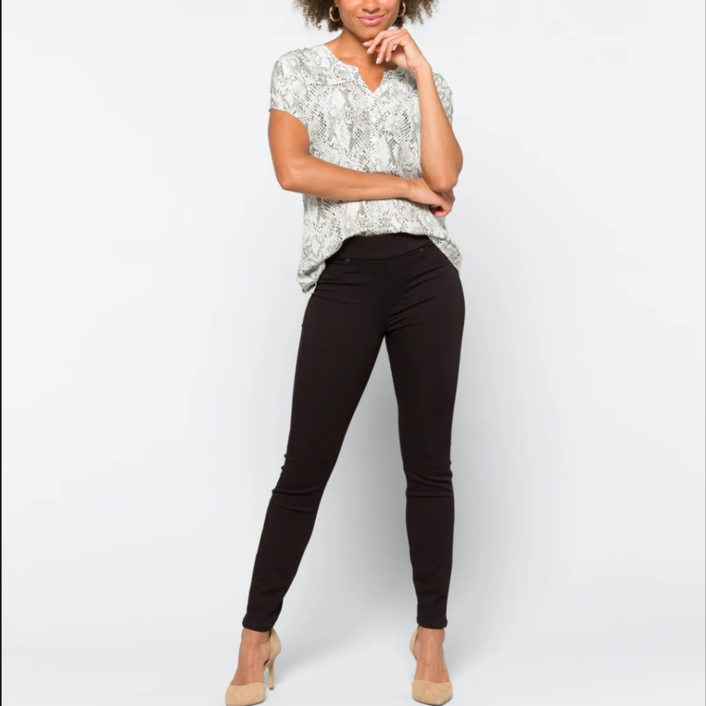 Liverpool Elizabeth Super Skinny Black Jeans Size 10 28" Inseam
